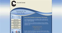 Desktop Screenshot of churchilldental.com